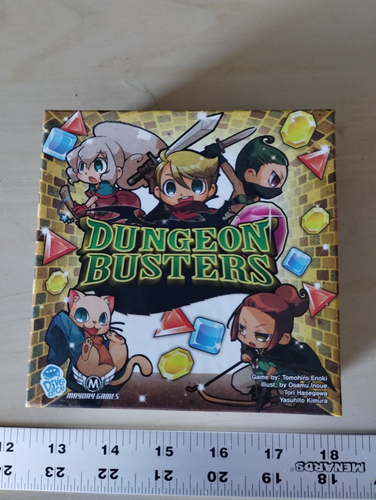 Dungeon Busters Board / Card Game Mayday Games Kickstarter Limited Edition