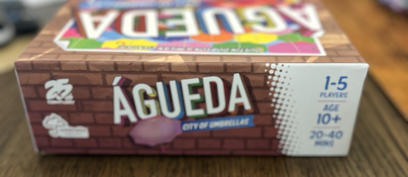 Águeda City of Umbrellas Board Game Unpunched ( Portuguese Version Included)