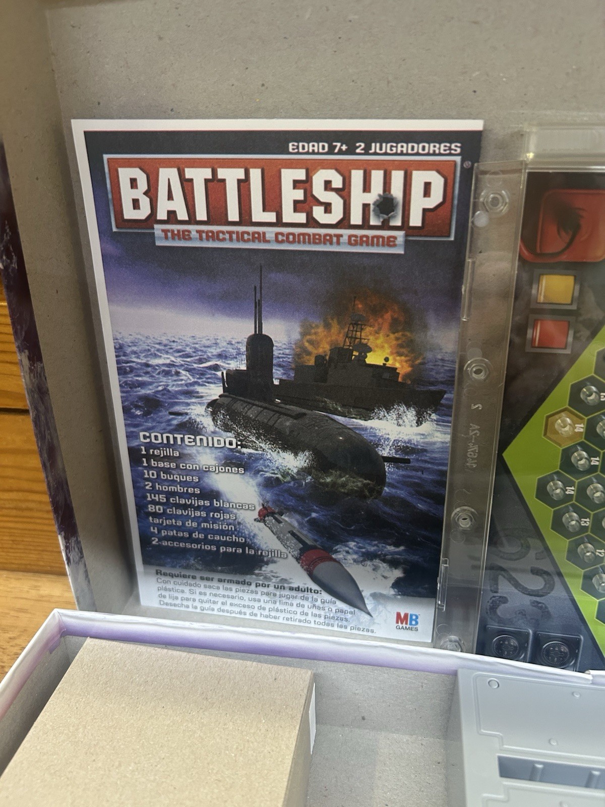 Battleship Tactical Combat Board Game 100% Complete – Hasbro Milton Bradley EUC