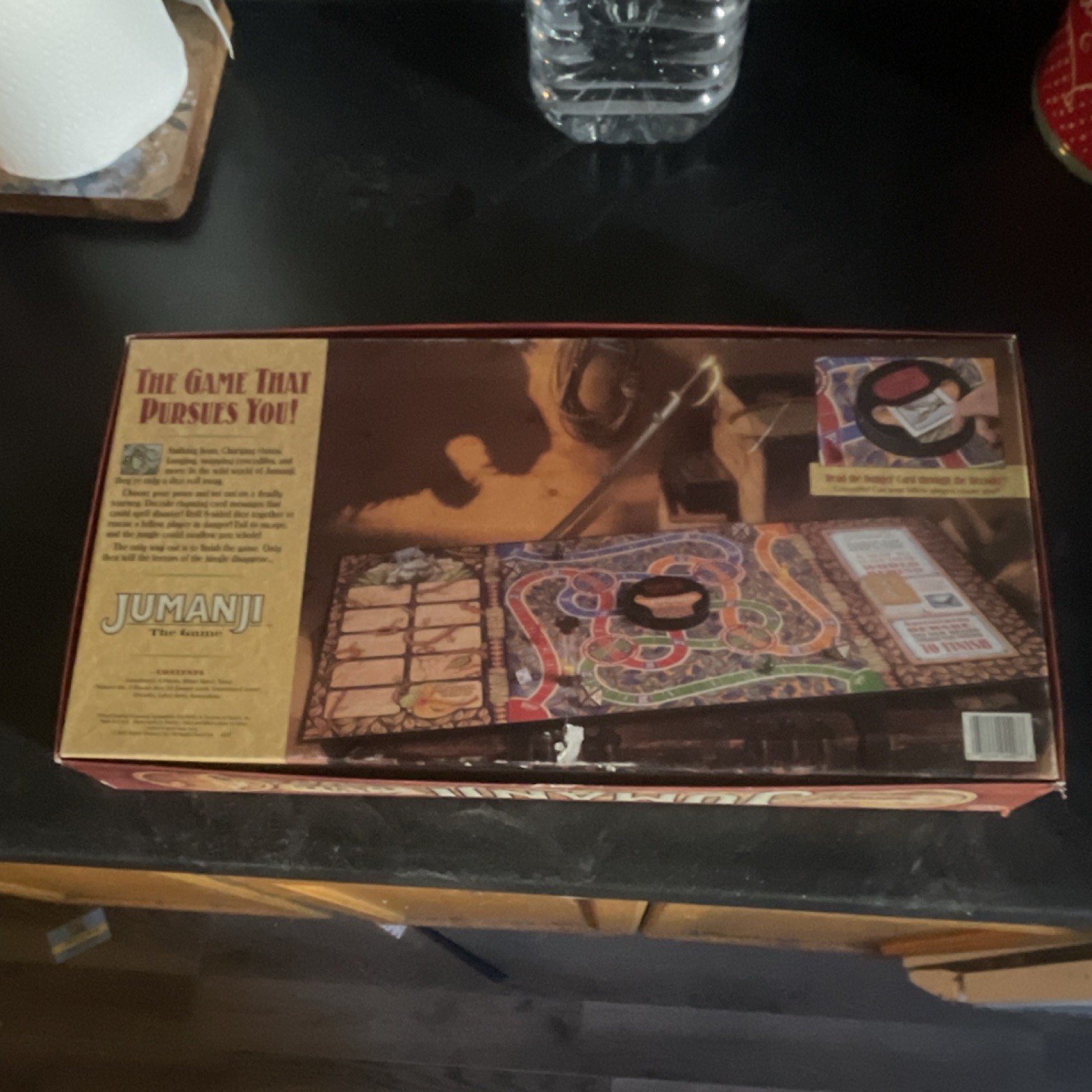 Milton Bradley Jumanji The Game Board Game w/ Timer Vintage 1995 MPN 4407