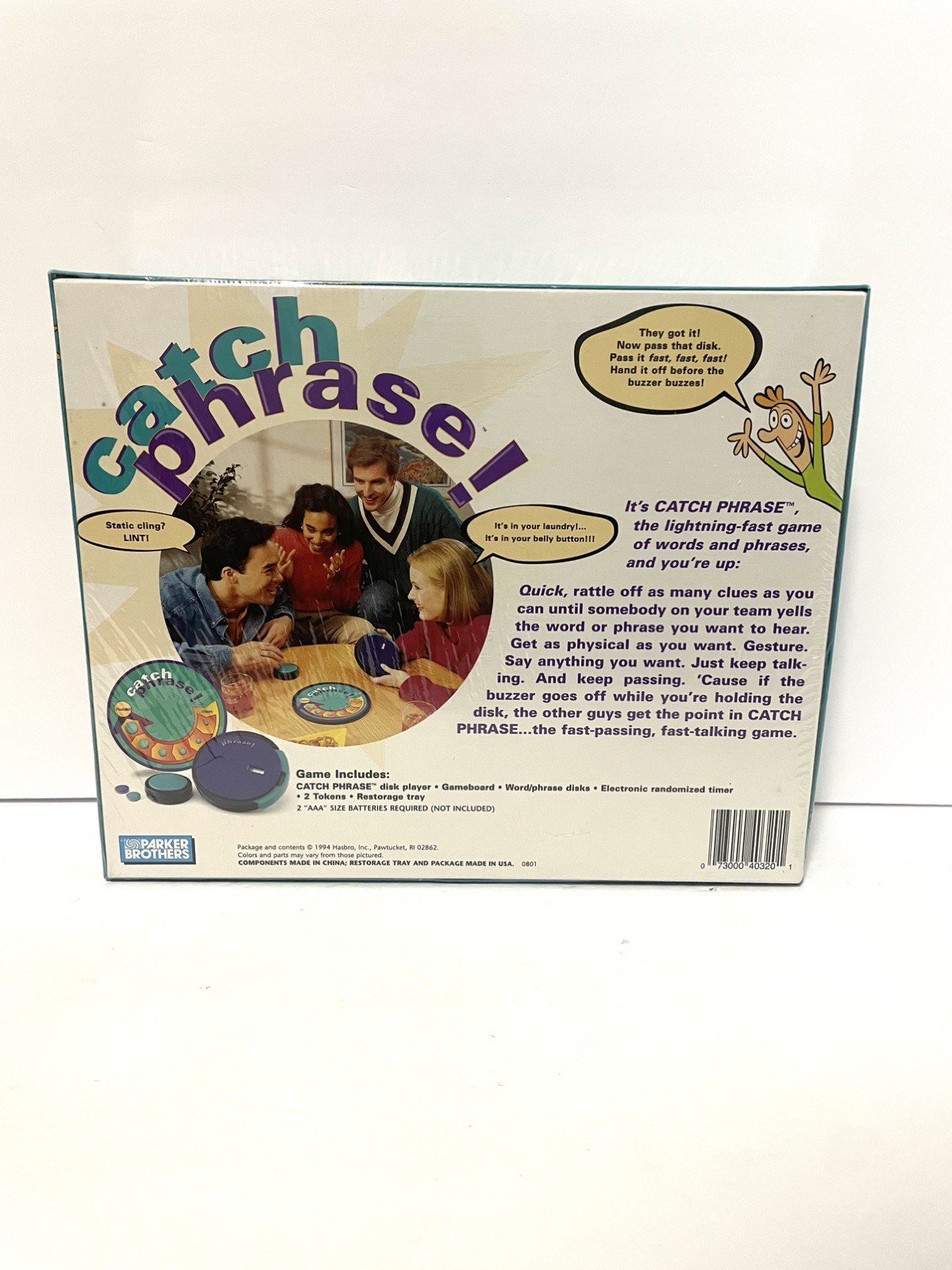 Catch Phrase! Hilarious Lightning Fast Game of Words & Phrases Parker Brothers