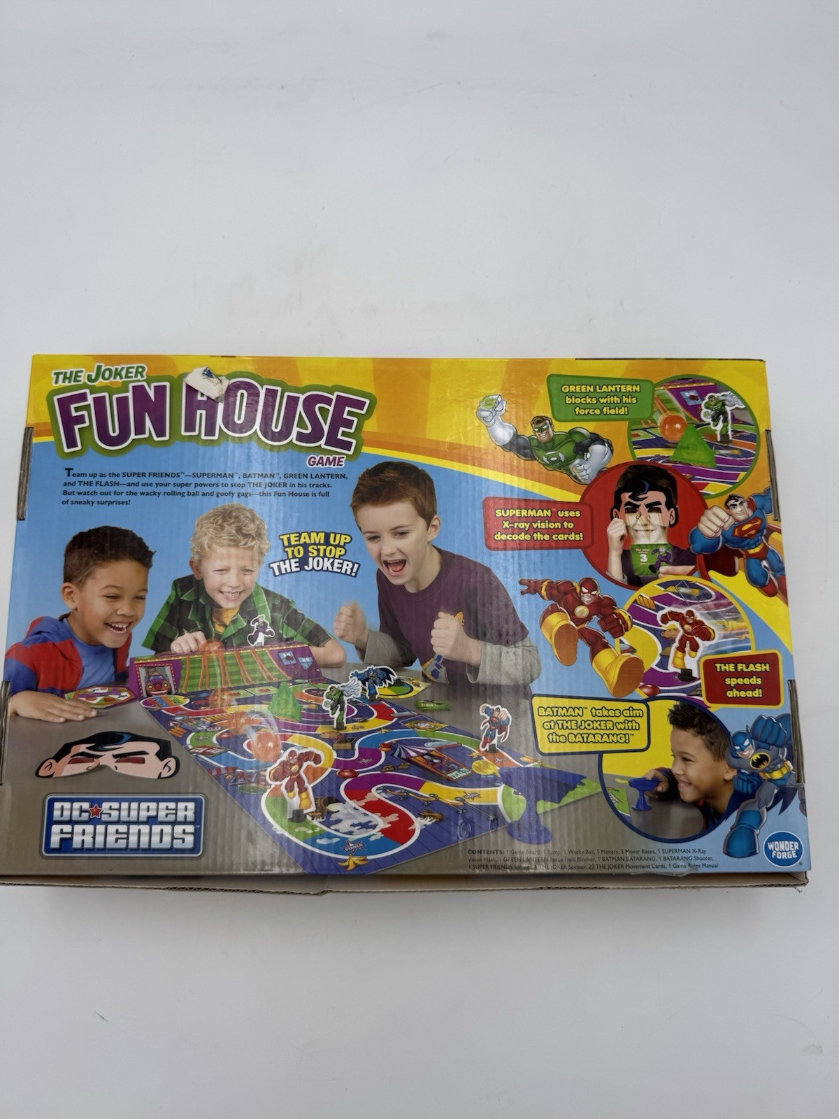 The Joker Fun House Board Game by Wonder Forge 2012 Edition. 98% Complete