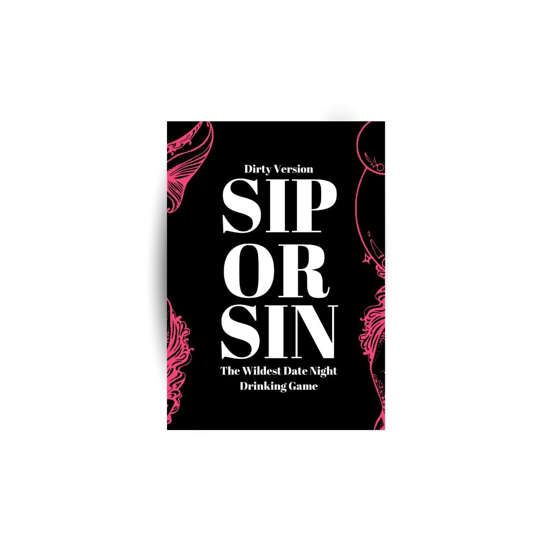 Sip or Sin Drinking Couple Game – Freaky Couples Game for Romantic Date Night, A