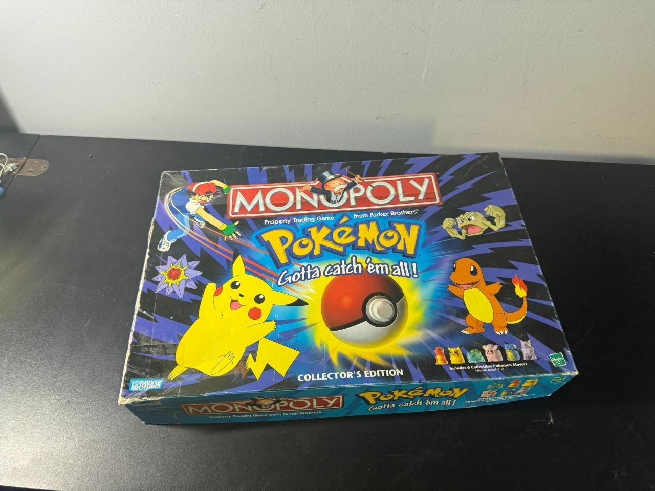 Vintage Parker Brothers Hasbro Pokemon Monopoly Collector’s Edition Board Game