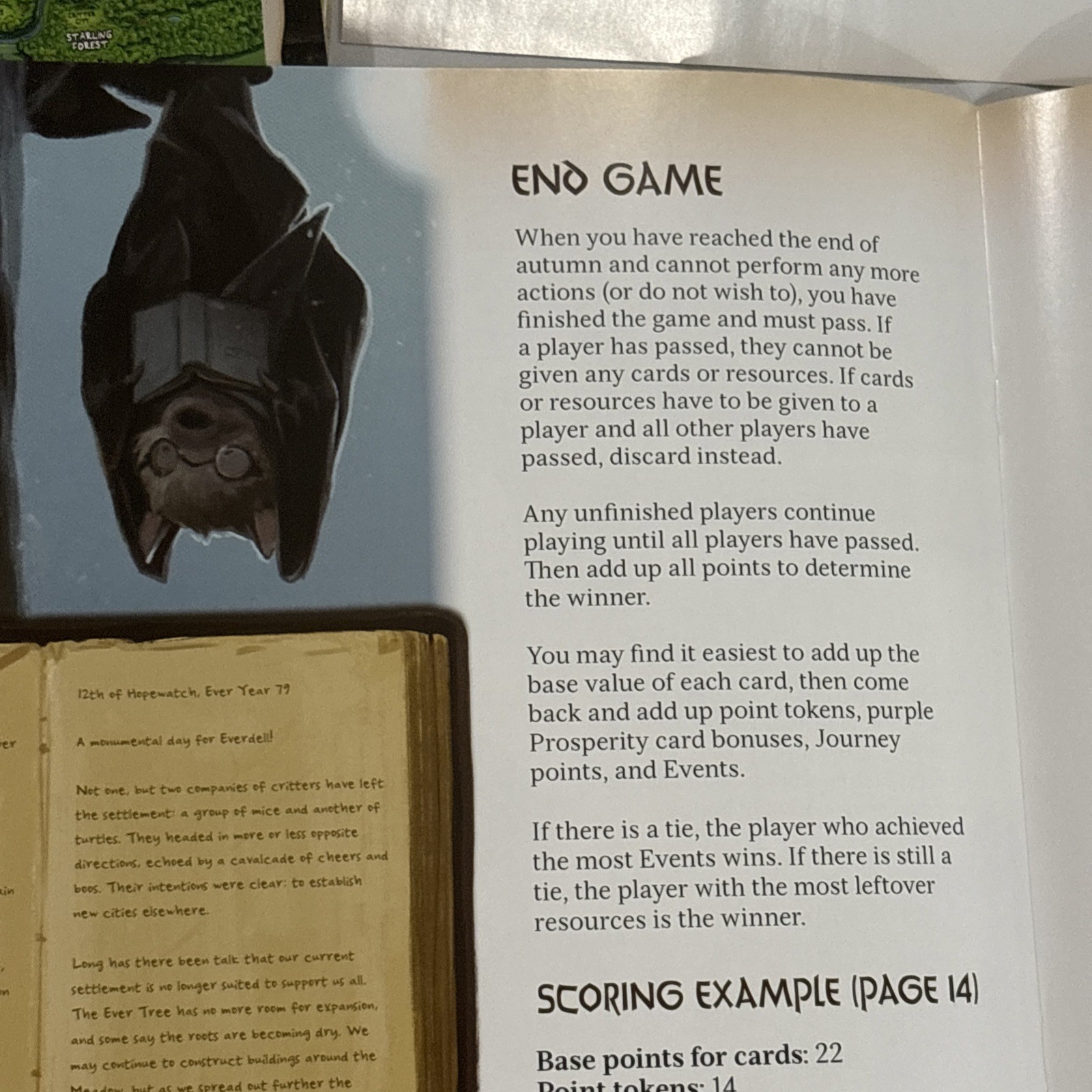Everdell 3rd Ed., Board Game Starling Games, 2022 (Played 1x) All PCs Counted