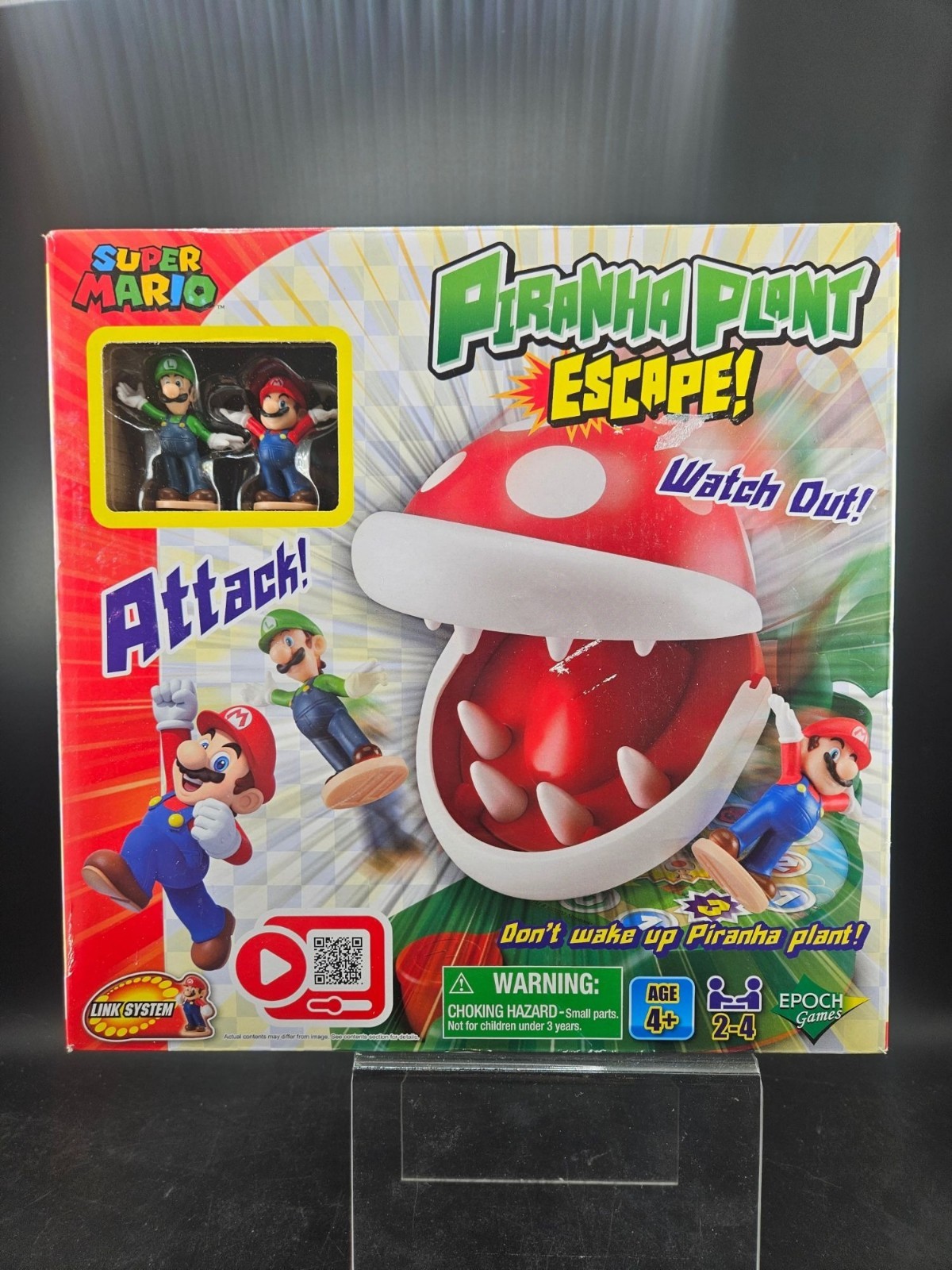 Super Mario Piranha Plant Escape Board Game By Epoch Games Link System