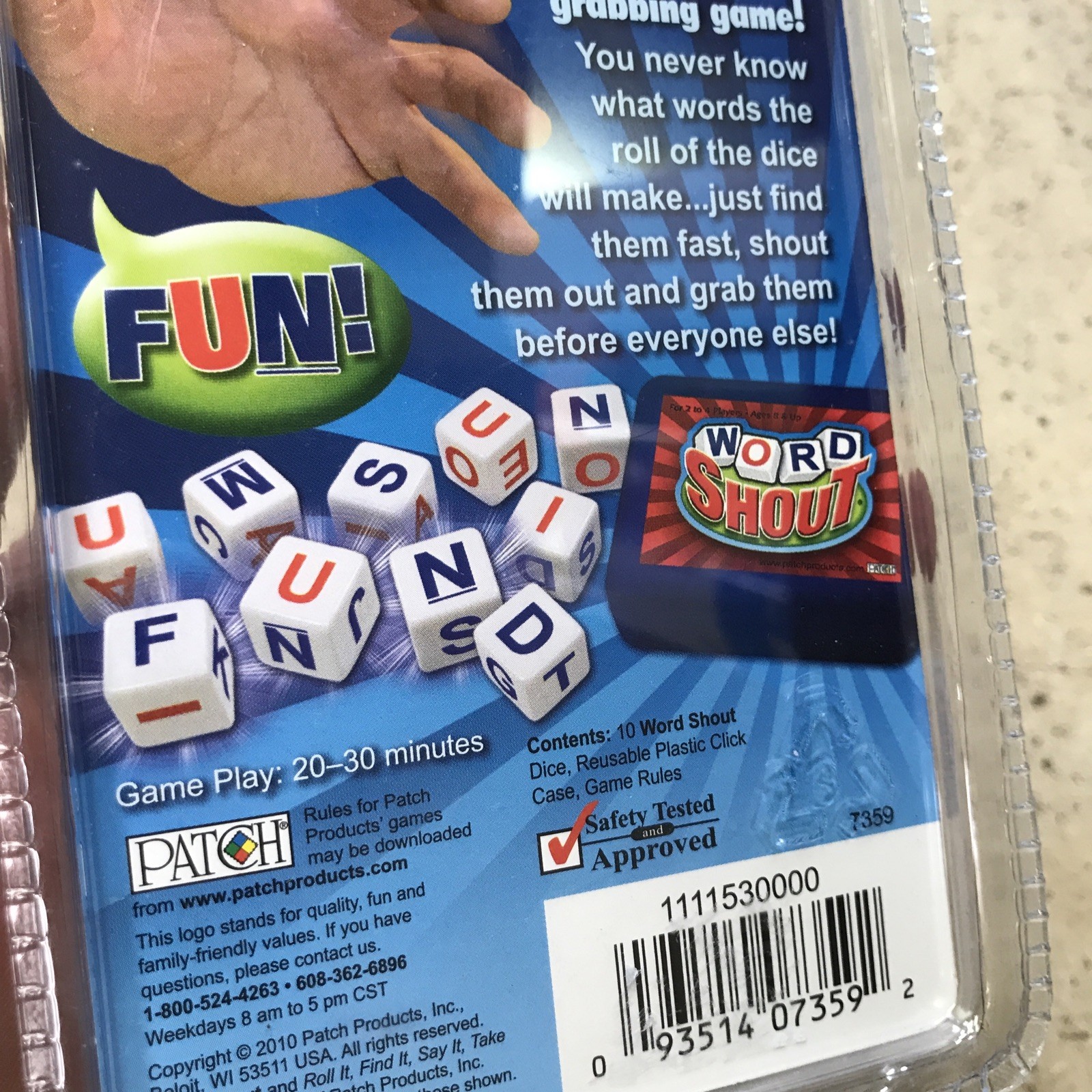 2010 Word Shout Game 2 to 4 Players For Ages 8 & Up By PlayMonster Brand New NIP
