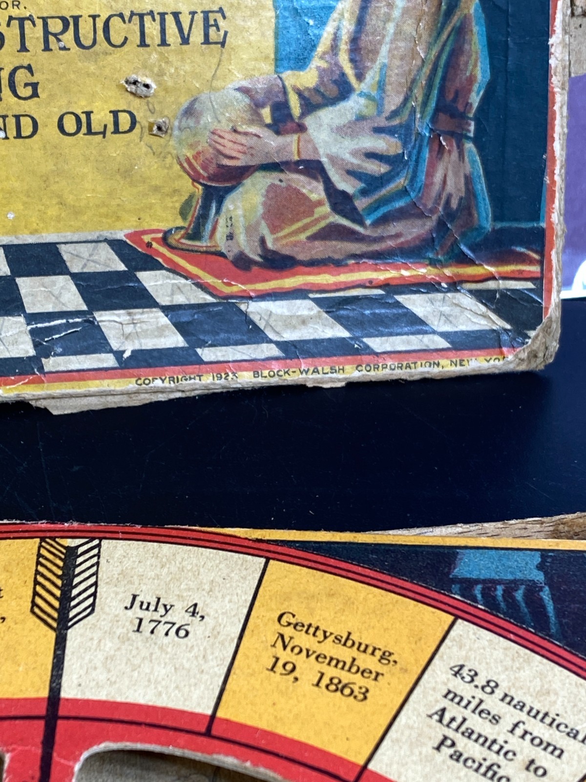 Mystic Finger Halloween Game 1923 Antique RARE