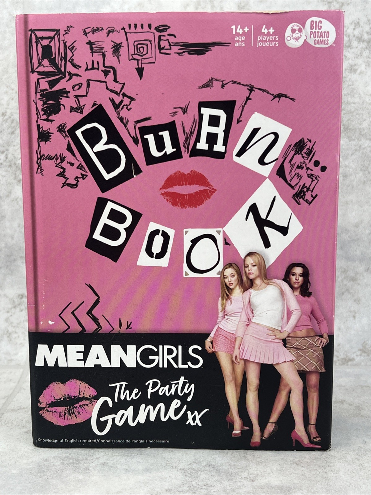 Mean Girls Burn Book Party Card Game Family Board Game Based on The Comedy