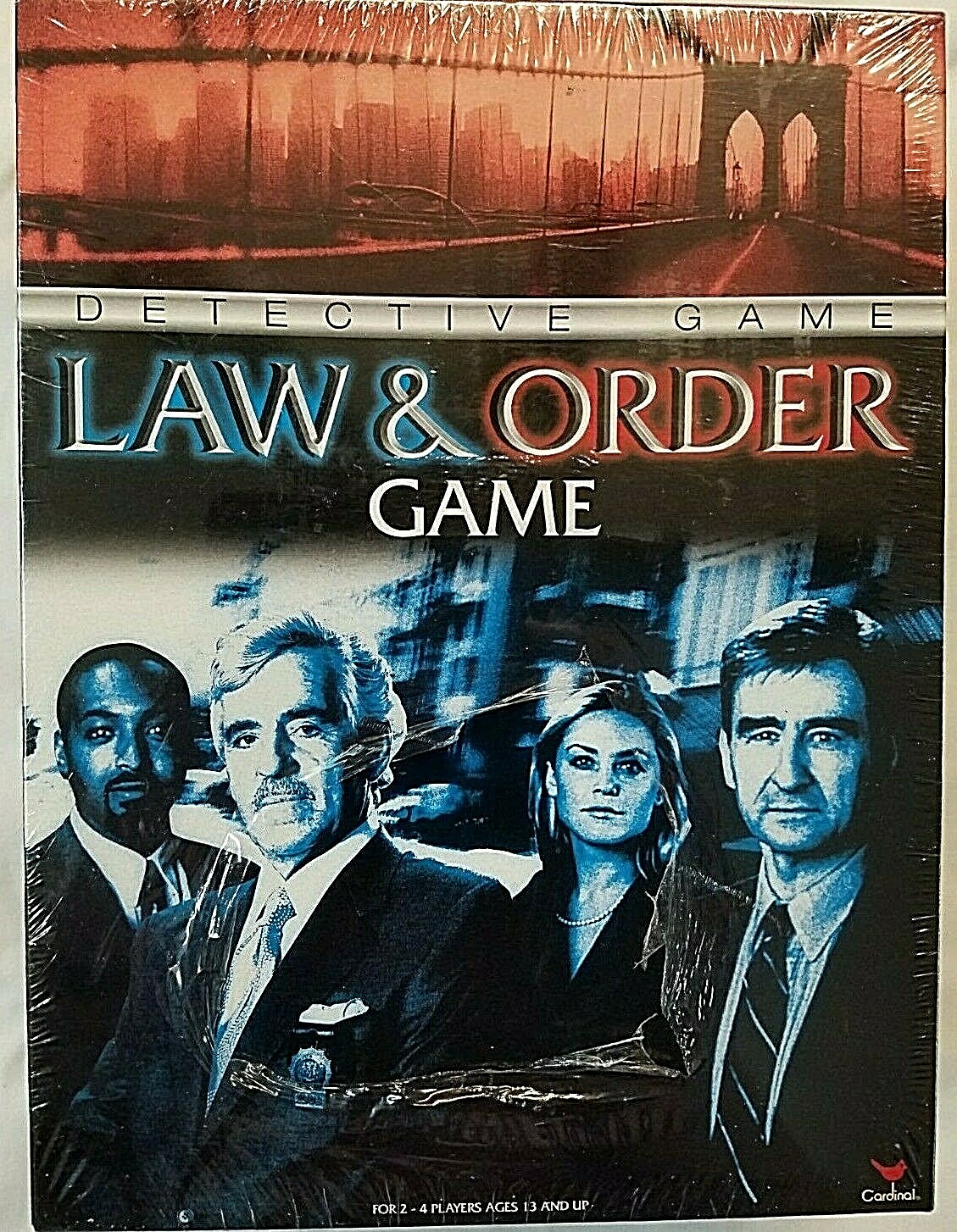 LAW AND ORDER DETECTIVE GAME 2 TO 4 PLAYERS NEW AND SEALED