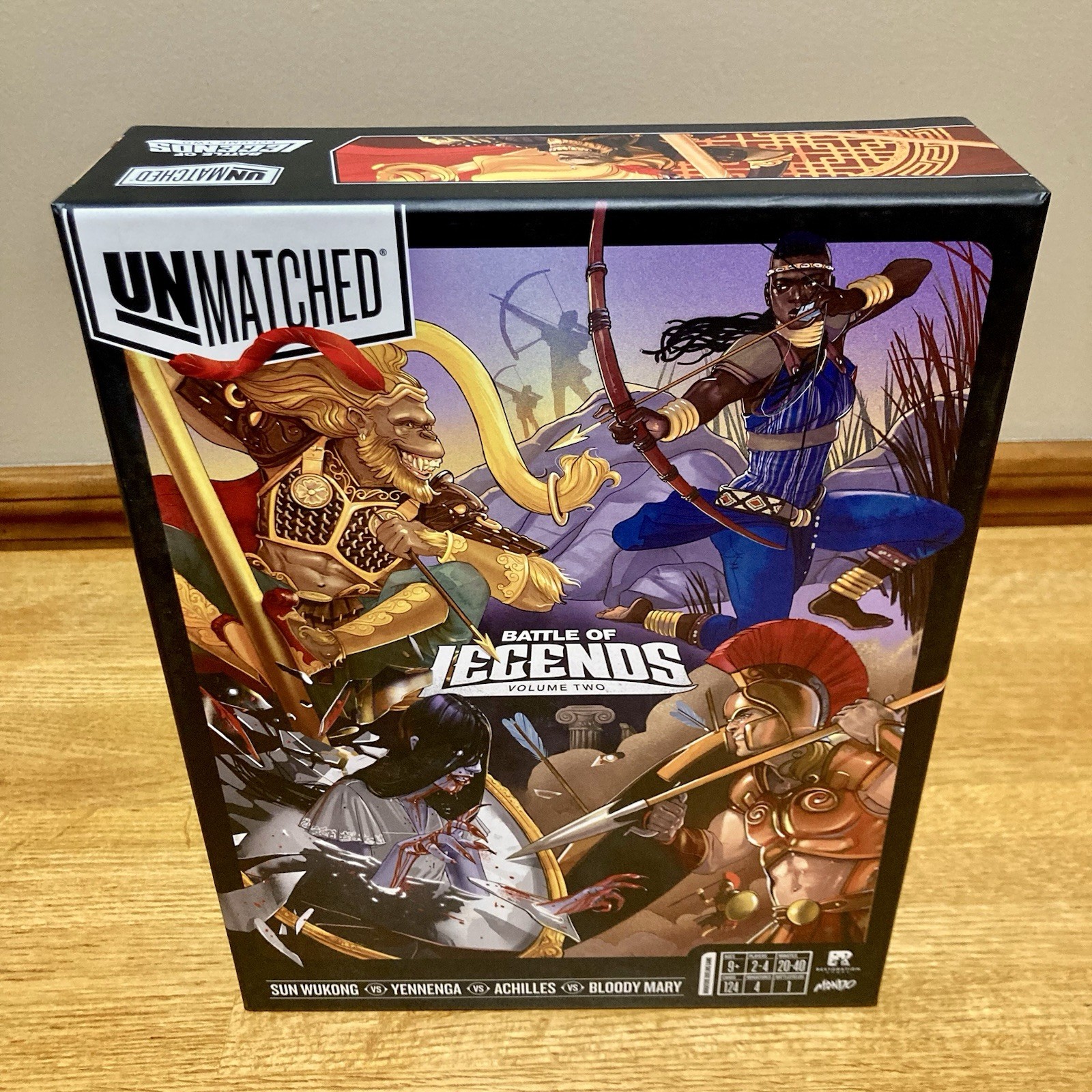 Unmatched, Battle Of Legends Volume Two, Board Game Complete – Restoration Mondo