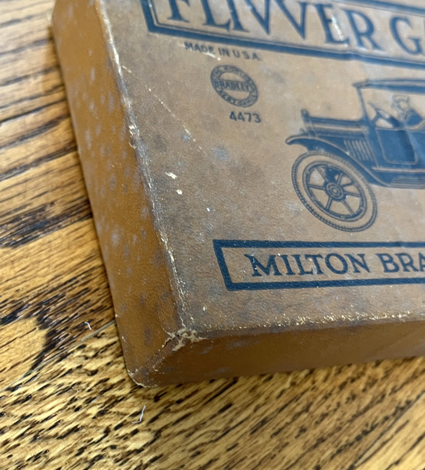 Flivver Game – Milton Bradley 1923 – Separate Box & Board Version