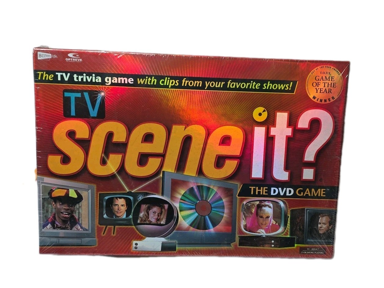 TV Scene It? DVD Game 2005 TV Trivia Board Game New Sealed