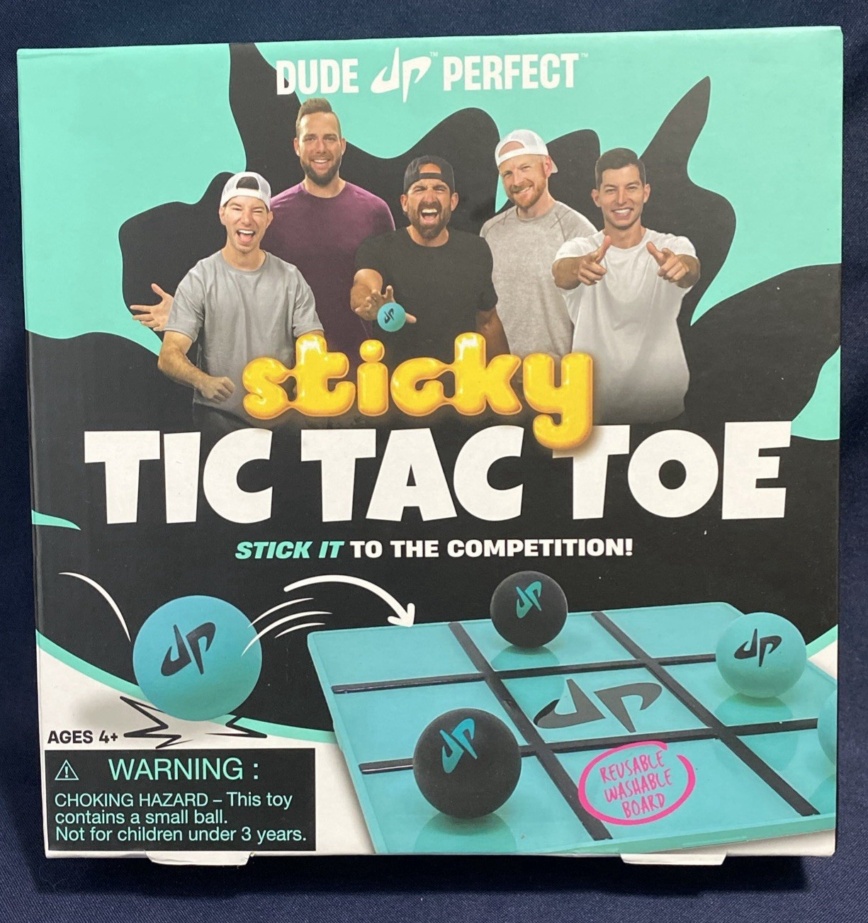 Sticky Tic Tac Toe Classic Strategy Game to A Whole New Level NIB