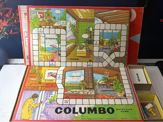 1973 VINTAGE BOARD GAME-Columbo- Milton Bradley Complete- RARE
