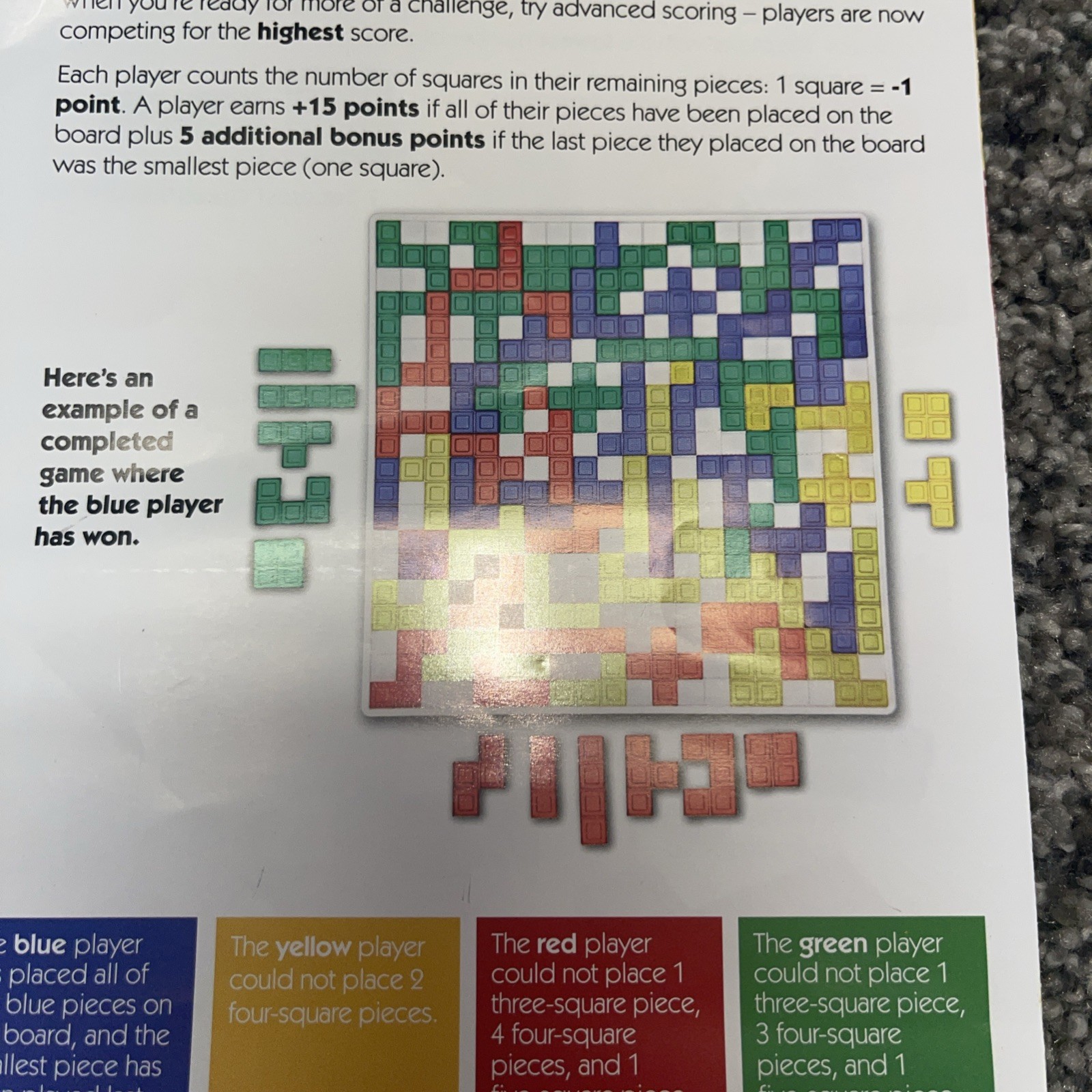 Blokus Board Game Strategy Educational FAMILY FUN