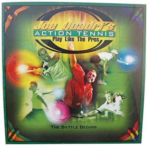NEW Joe Quadri’s Action Tennis Board Game 2 TO 4 PLAYERS 175 PCS BOARDGAME #517
