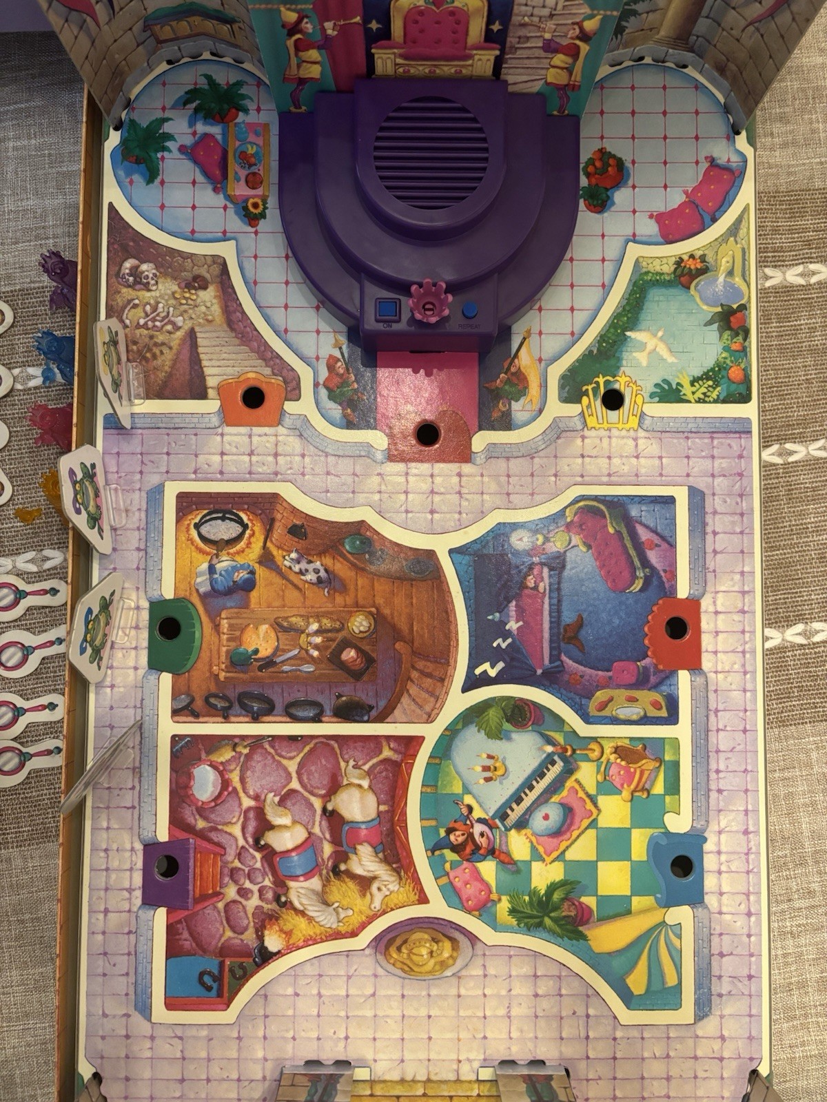 Milton Bradley Electronic Enchanted Palace Fantasy Board Game Complete, Ages 6+