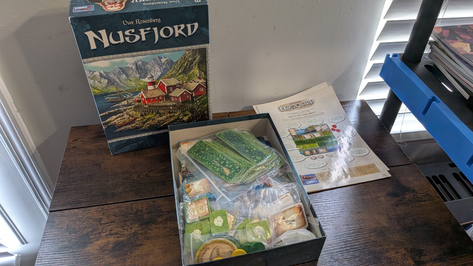 Lookout Games Nusfjord Board Game – 100% Complete – Pre-owned in Ex. Condition
