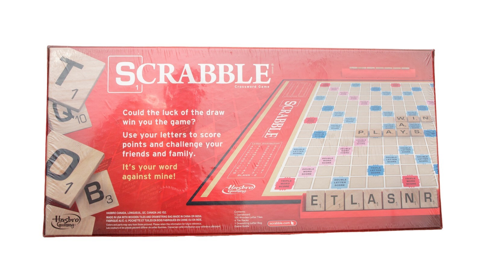 Scrabble Crossword Game Hasbro Gaming Made In USA Factory Sealed
