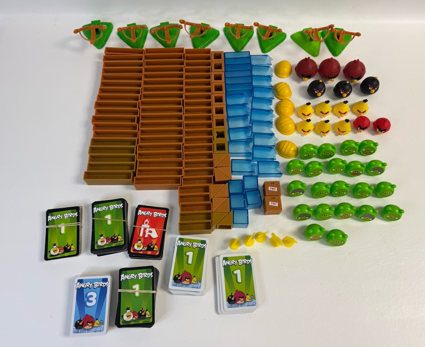 Angry Birds “Knock On Wood” & “On Thin Ice“ Fun Games 2010/11 HUGE Lot 162 Pc+