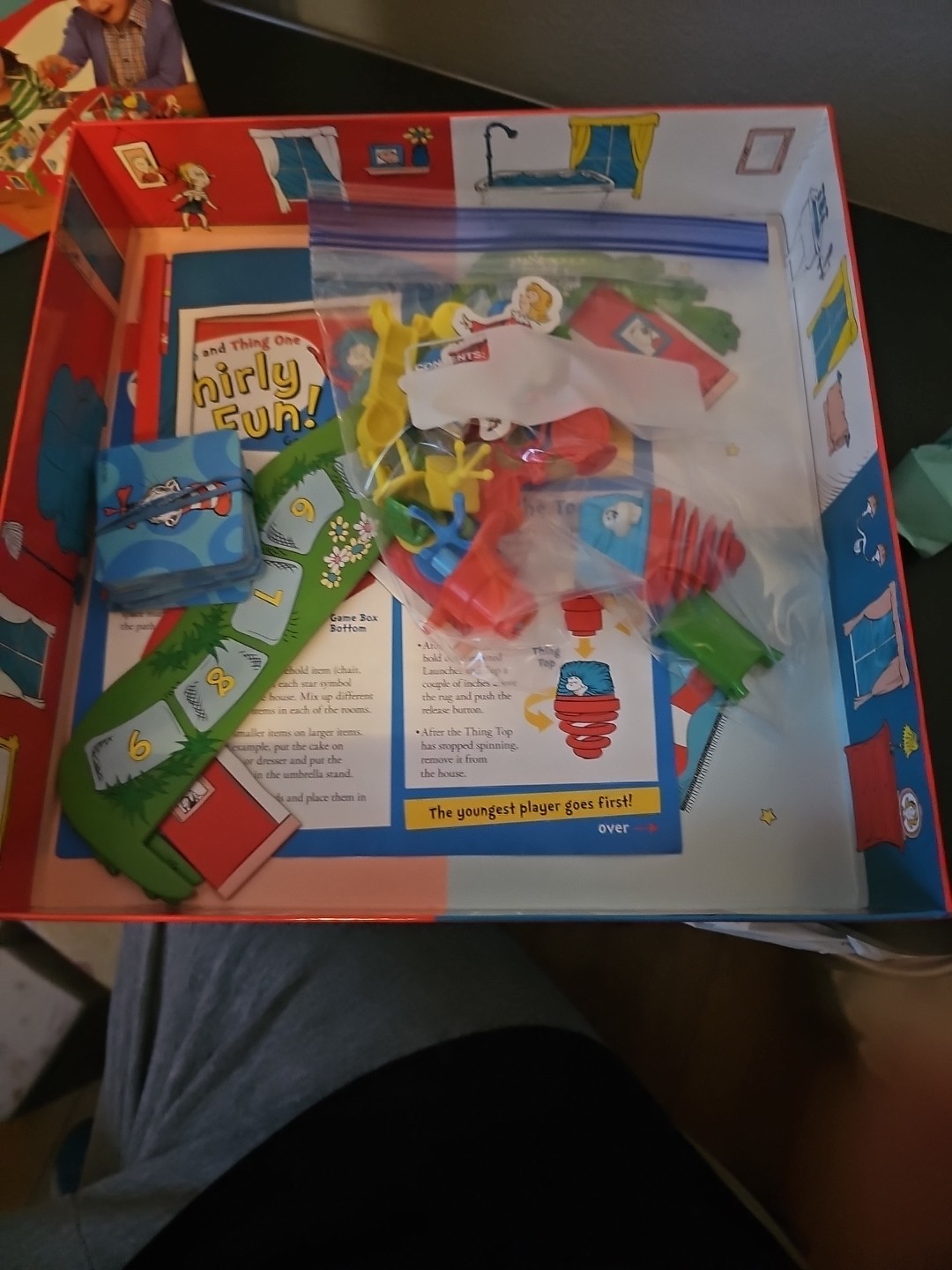 Dr. Seuss Whirly Fun Game COMPLETE Wonder Forge 2016 Kids Family Cat in the Hat