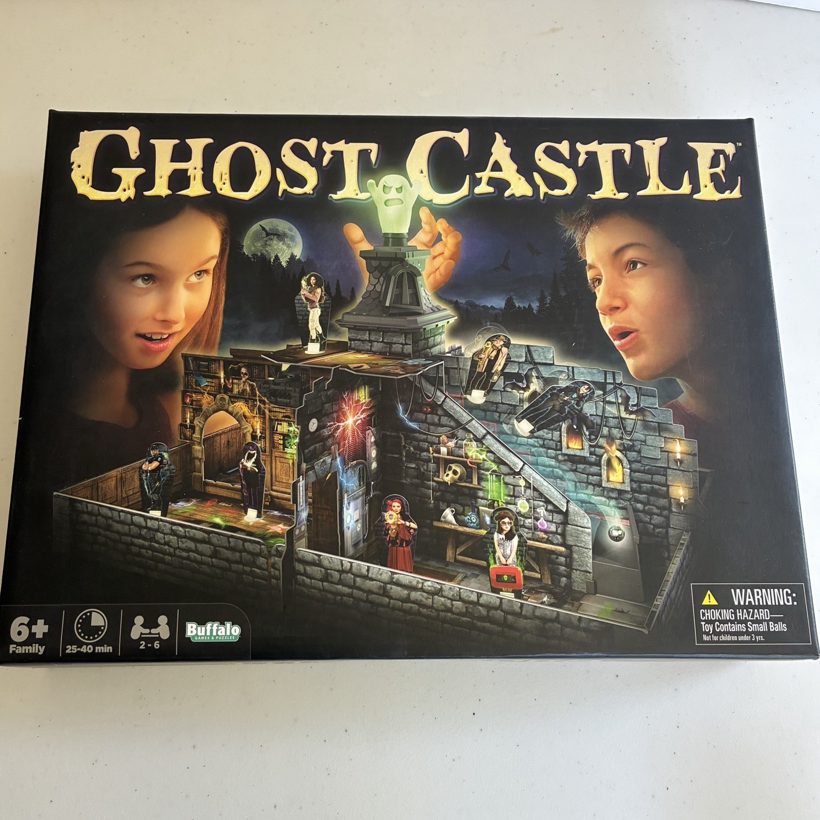 Ghost Castle Family Board Game (New) Buffalo Games Halloween, Haunting, Spooky