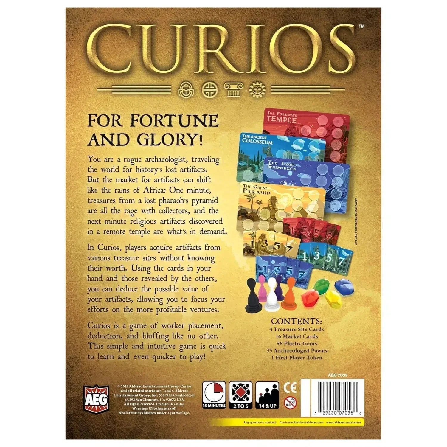 Curios – Card Game – Alderac Entertainment Group