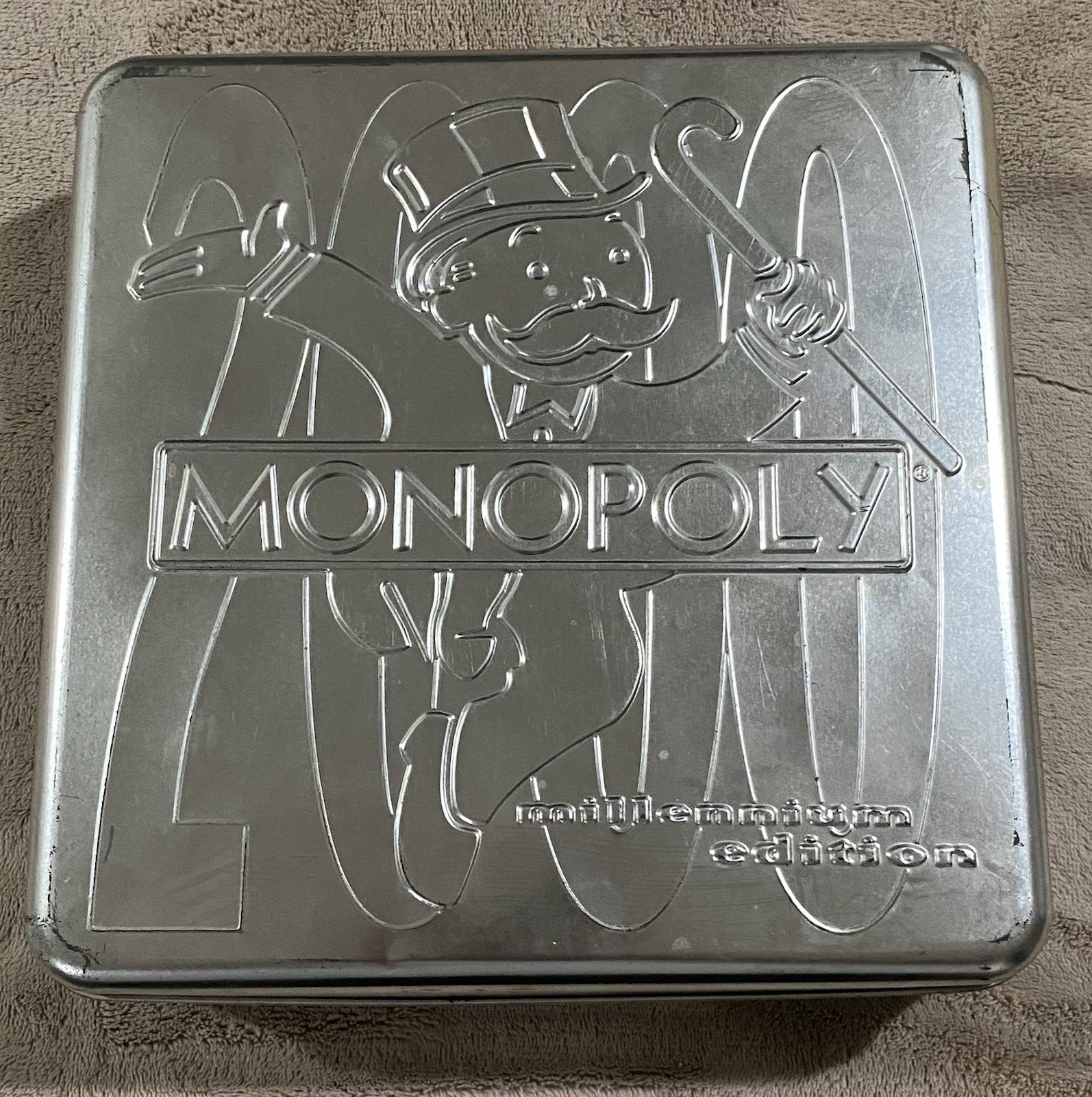 Monopoly 2000 Millennium Edition Collector Tin Parker Brothers Hasbro Complete
