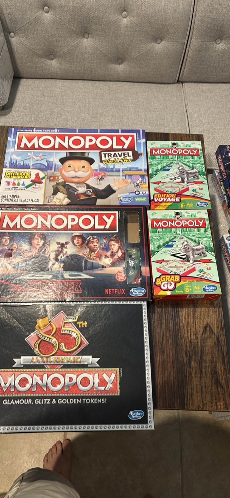 LOT OF 33 NEW SEALED MONOPOLY GAMES