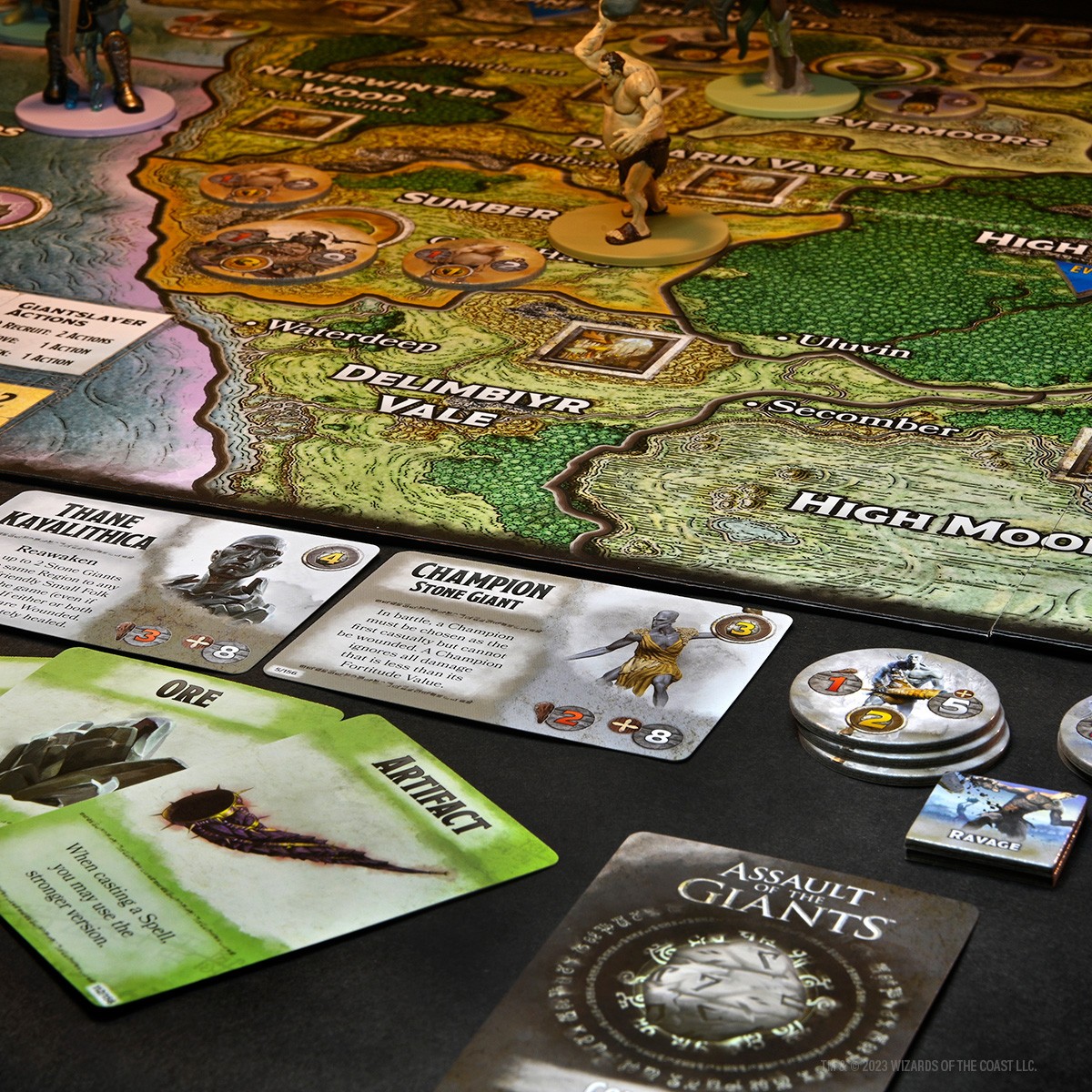 Dungeons & Dragons: Assault of the Giants Board Game (Premium Edition)