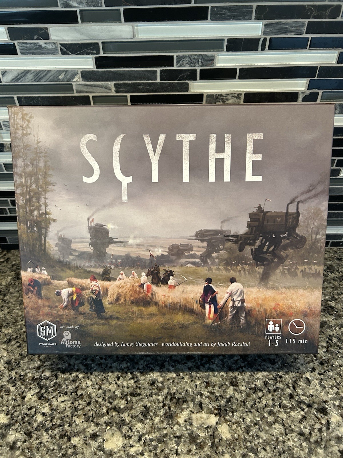 SCYTHE Board Game Stonemaier Games STM600 Unpunched Complete