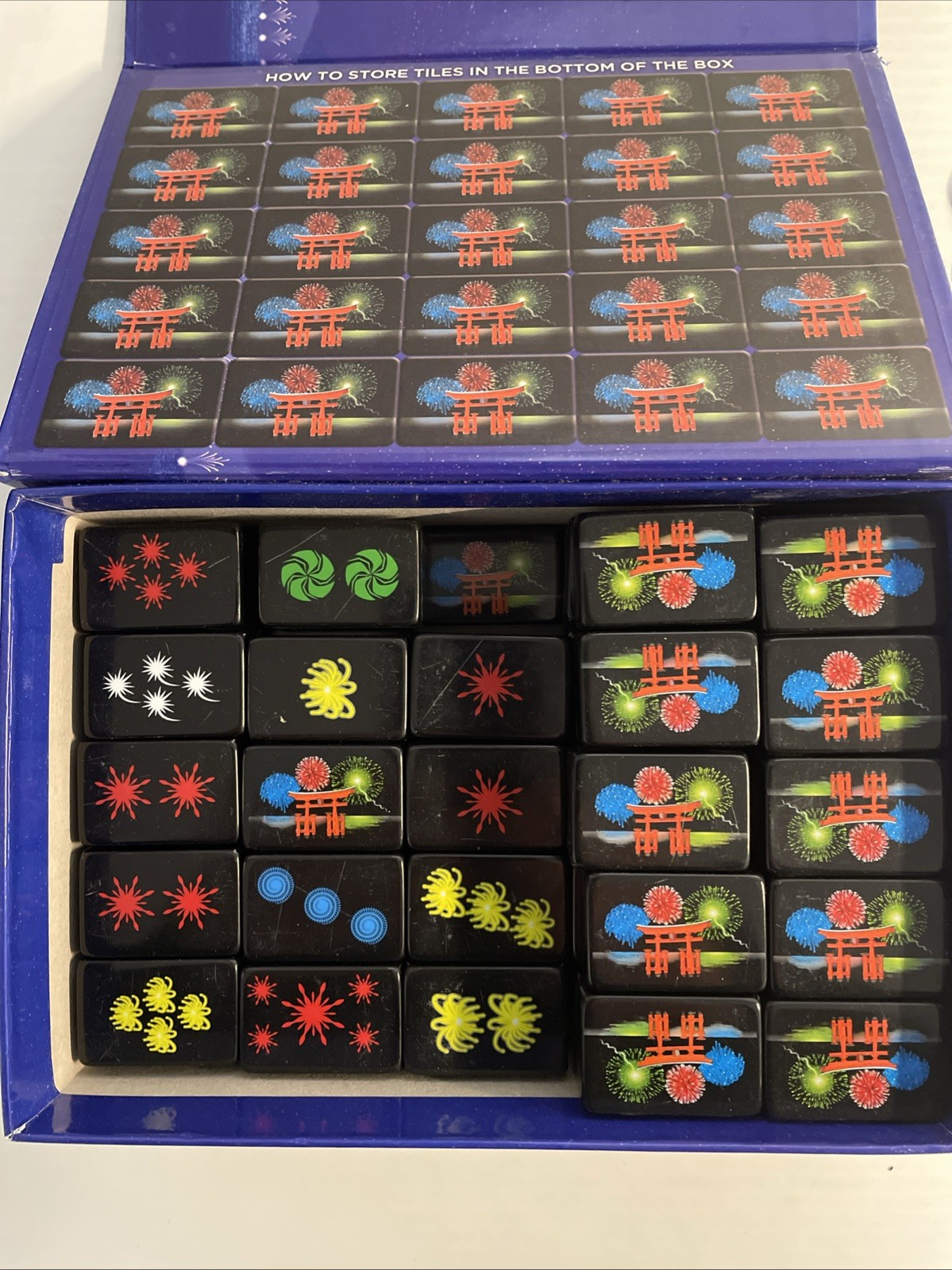 “Hanabi Deluxe” Game – Domino version of Hanabi. Missing 1 X Domino Tile