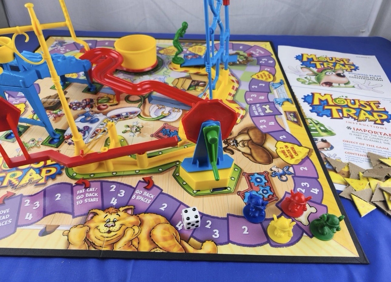 Mouse Trap Board Game Complete Milton Bradley Hasbro 100% All Parts VGUC