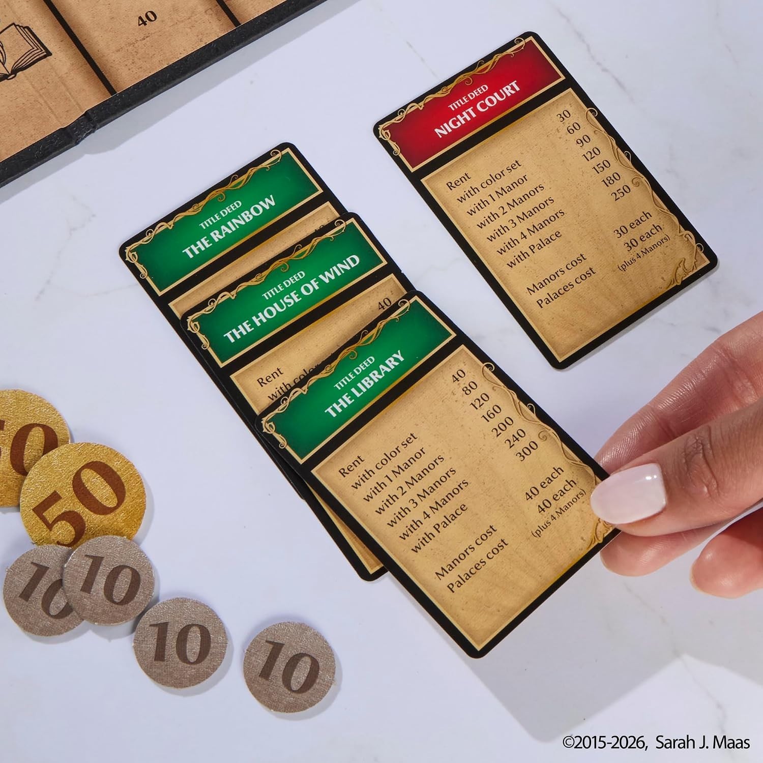 Monopoly A Court of Thorns and Roses Edition for Adults-PRESALE Amazon Exclusive