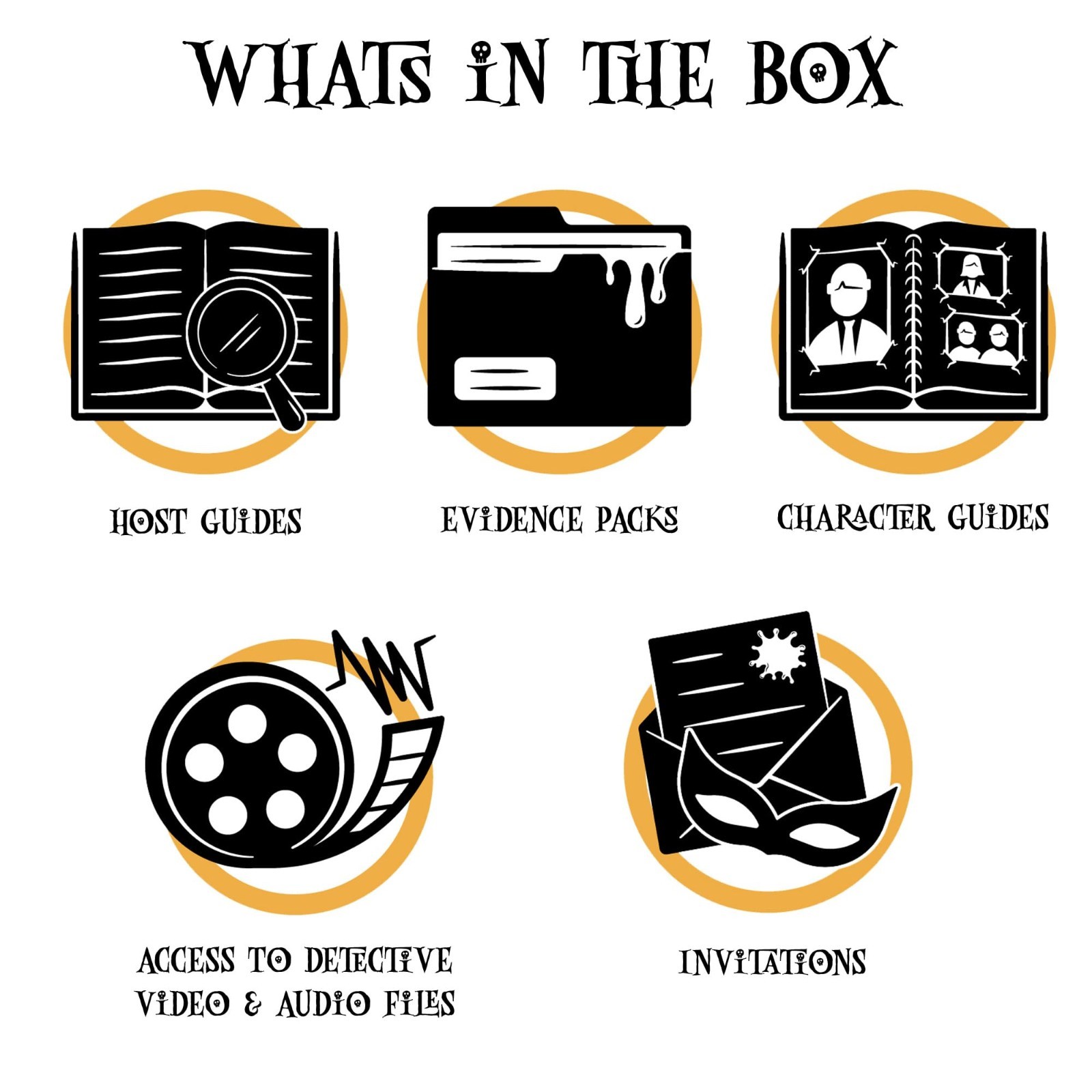 1920s Murder Mystery Dinner Party Game – Roaring 20s Speakeasy Whodunnit for 4-2