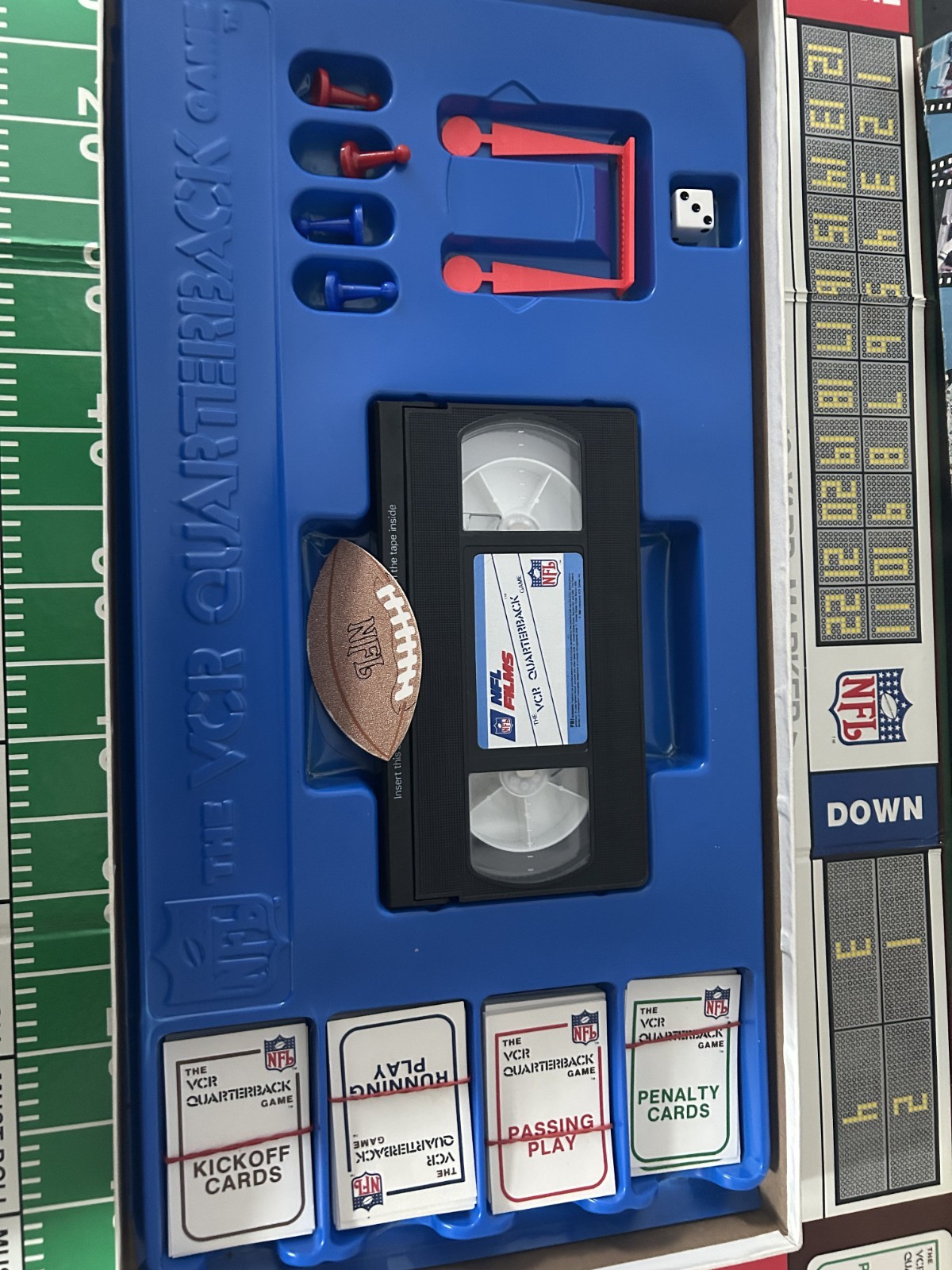 Vintage NFL VCR Quarterback Game Complete in Box 49ers Dolphins