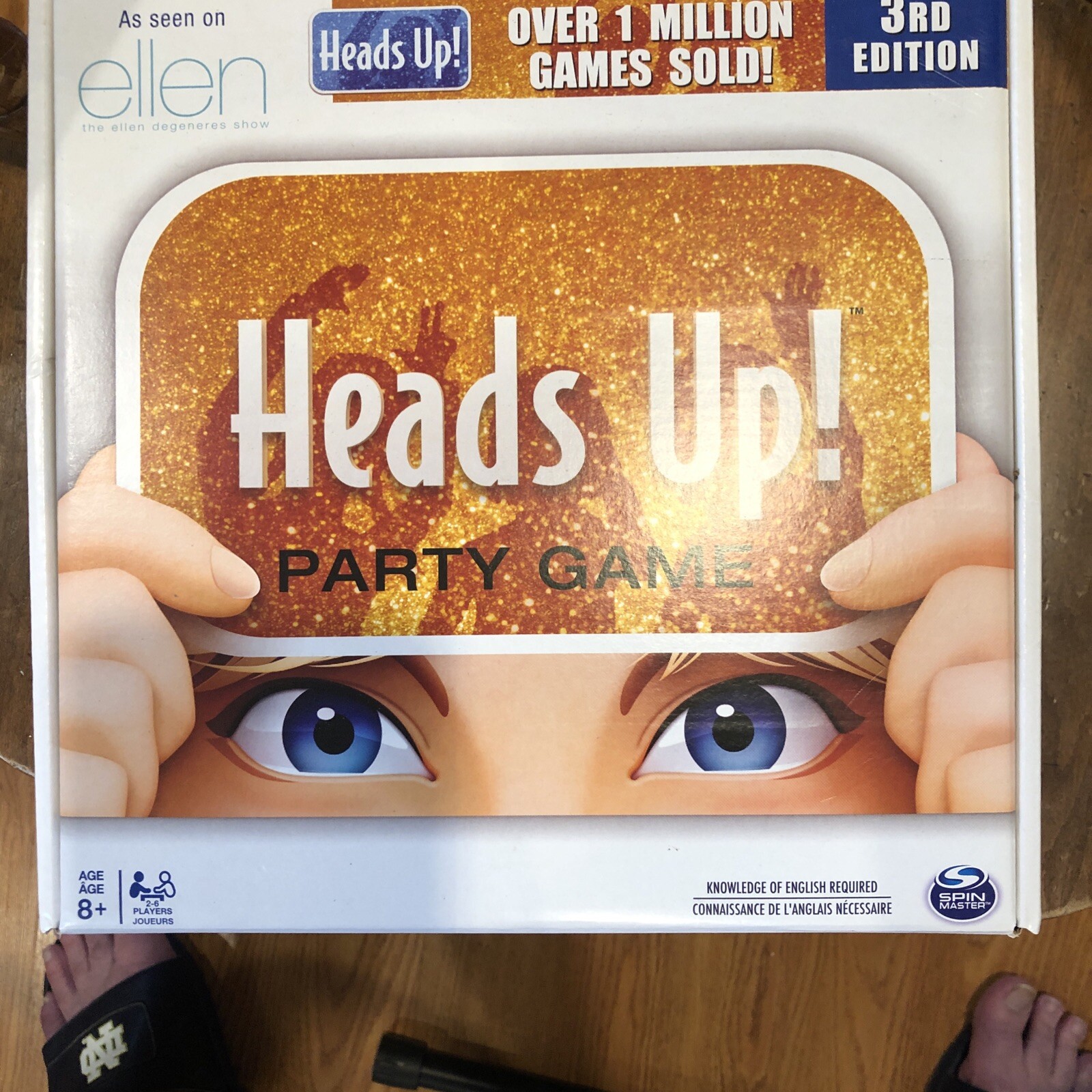 New Heads Up! Party Game 3rd Edition As Seen on the Ellen Degeneres Show Sealed