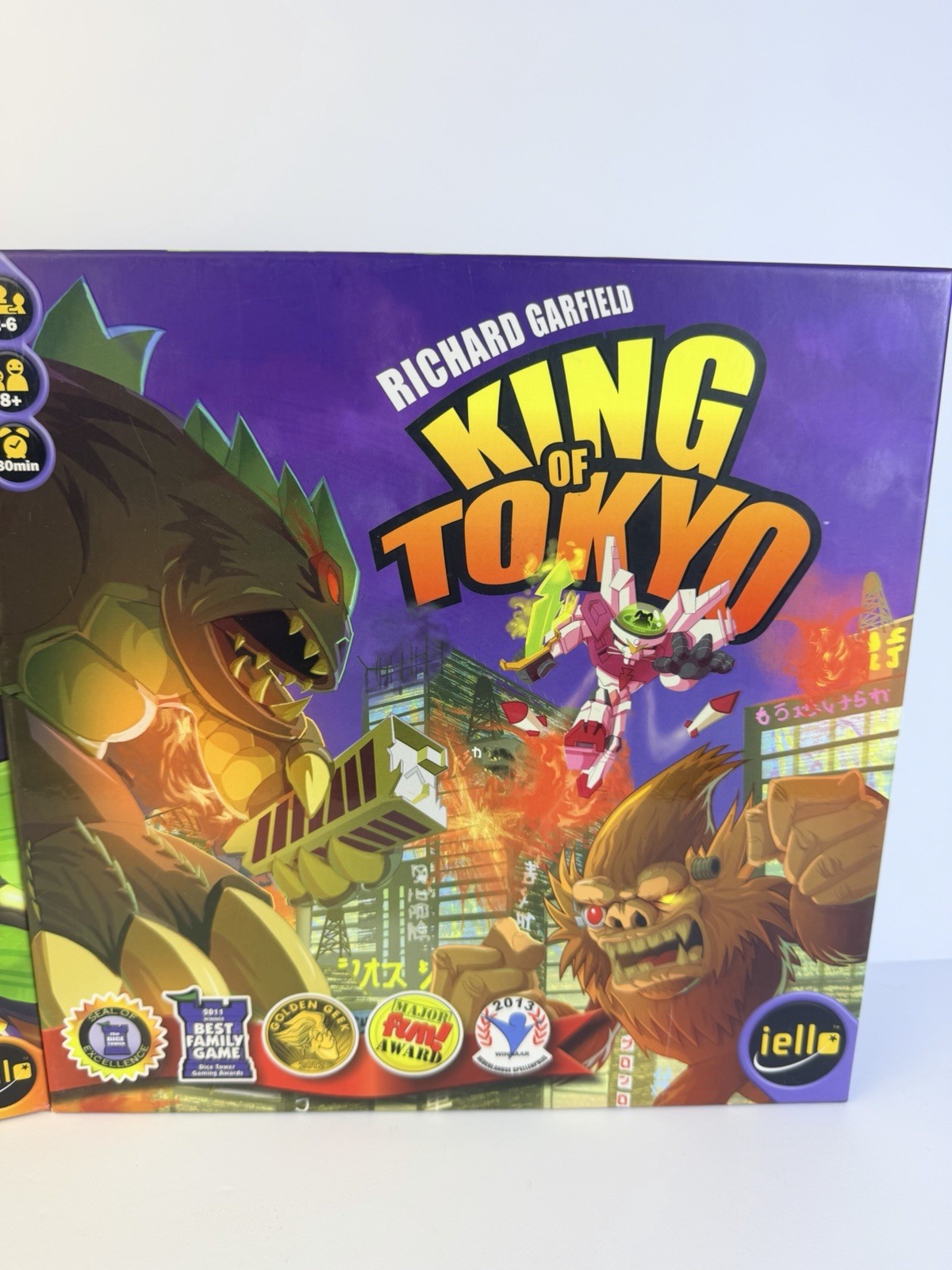 King Of Tokyo Richard Garfield Board Game with Halloween & Power Up Expansions!
