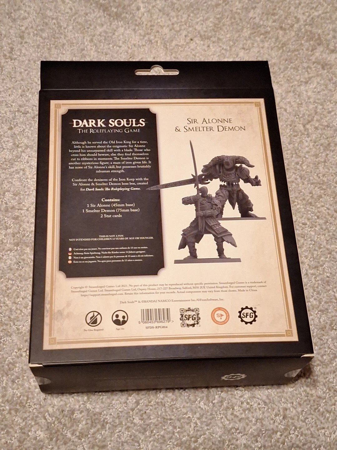 Dark Souls RPG Minis – Sir Alonne & Smelter Demon Steamforged New in Box