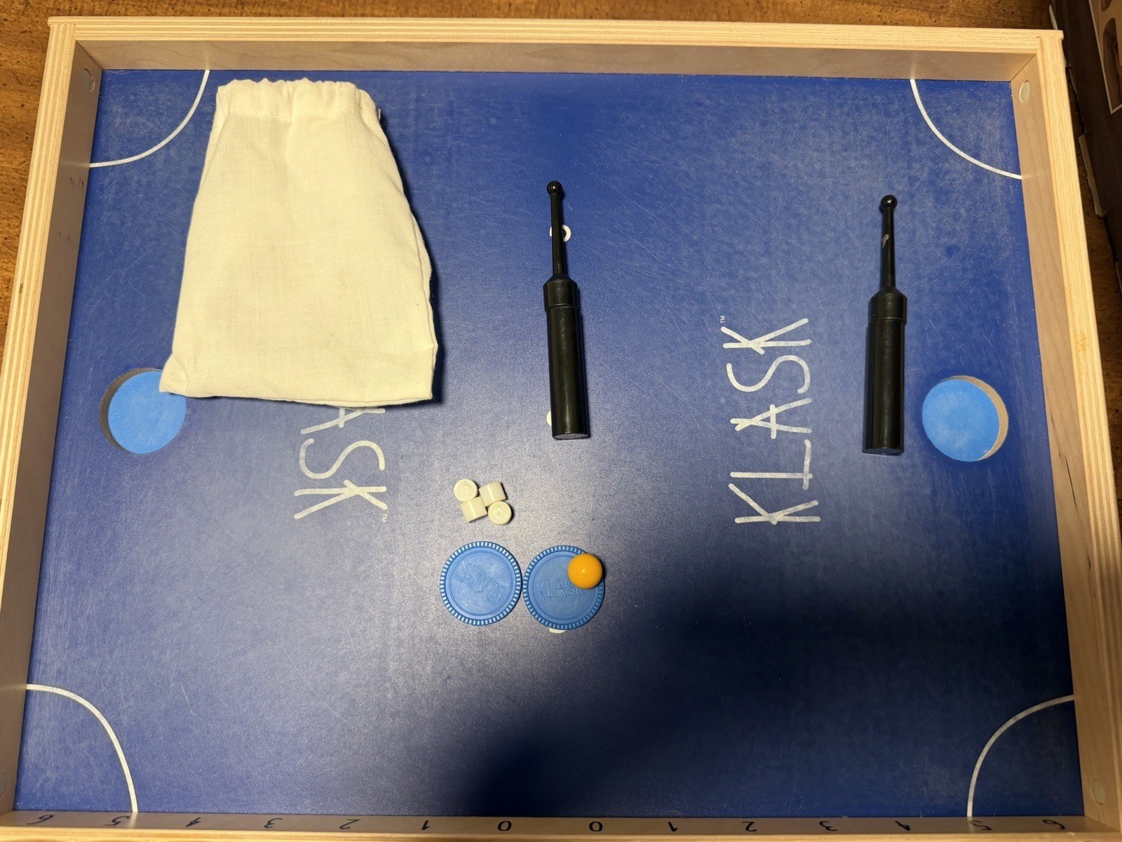 KLASK The Magnetic Game of Skill -2016 Wooden Tabletop Game