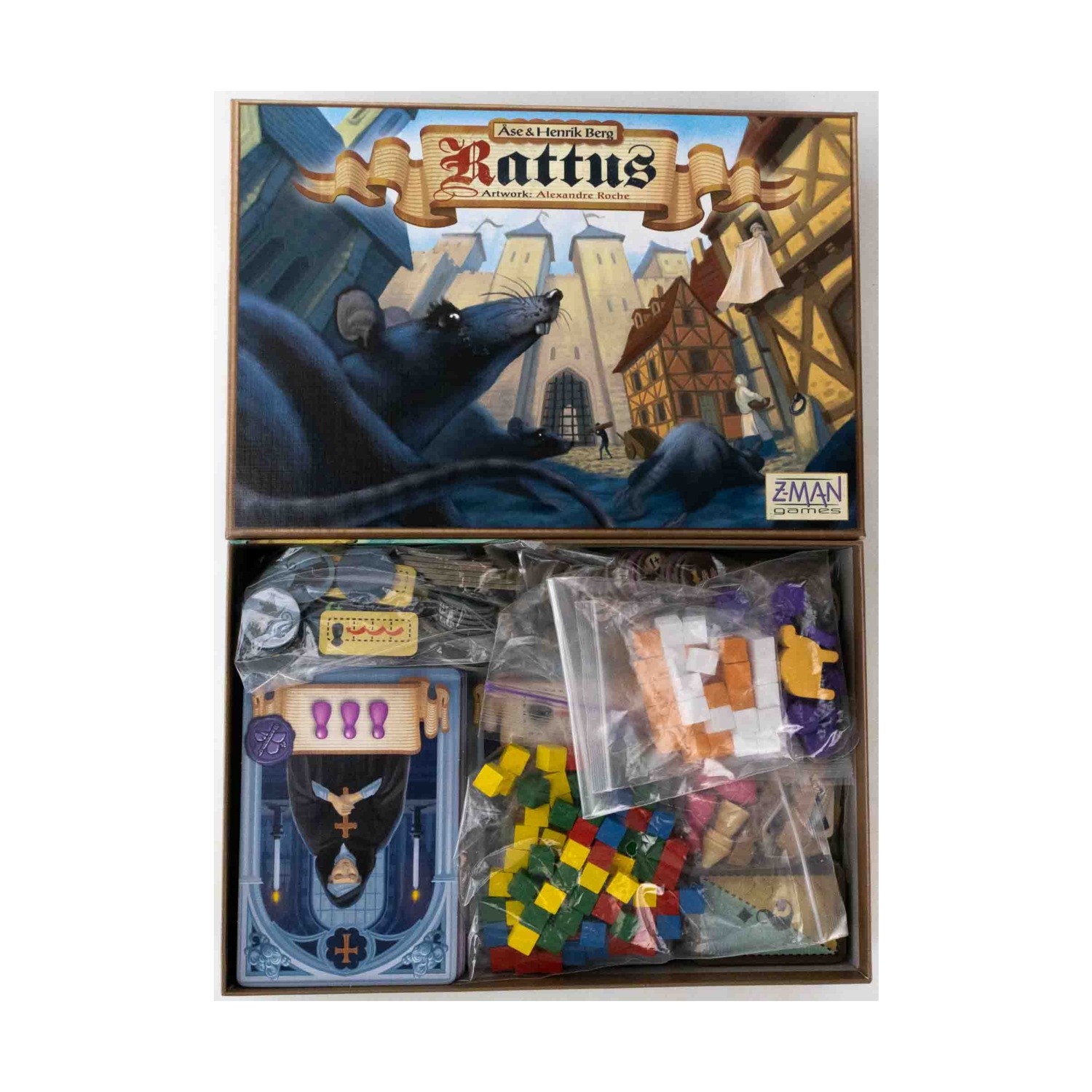 Z-Man Rattus Collection #1 – Base Game + 2 Expansions! EX/NM