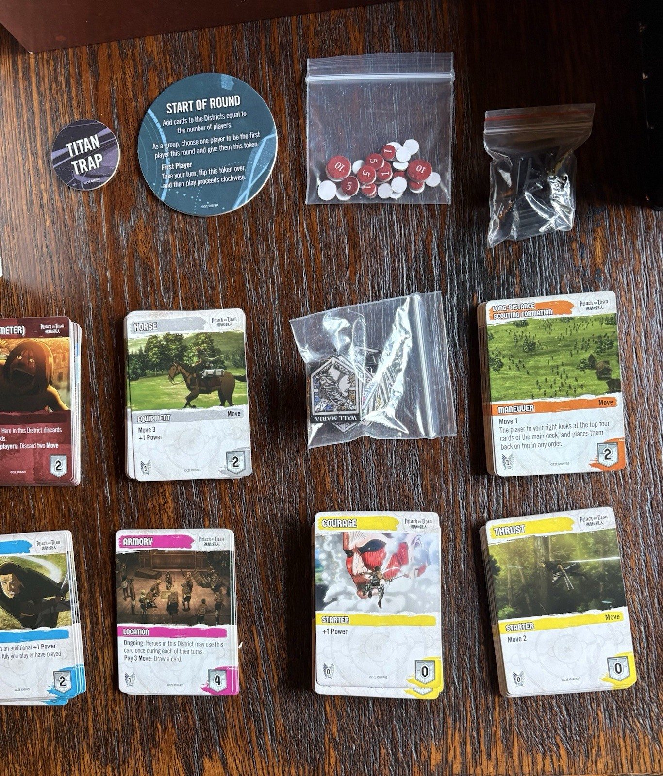 Attack on Titan Deck Building Game Cryptozoic Anime Card Game *Read Description