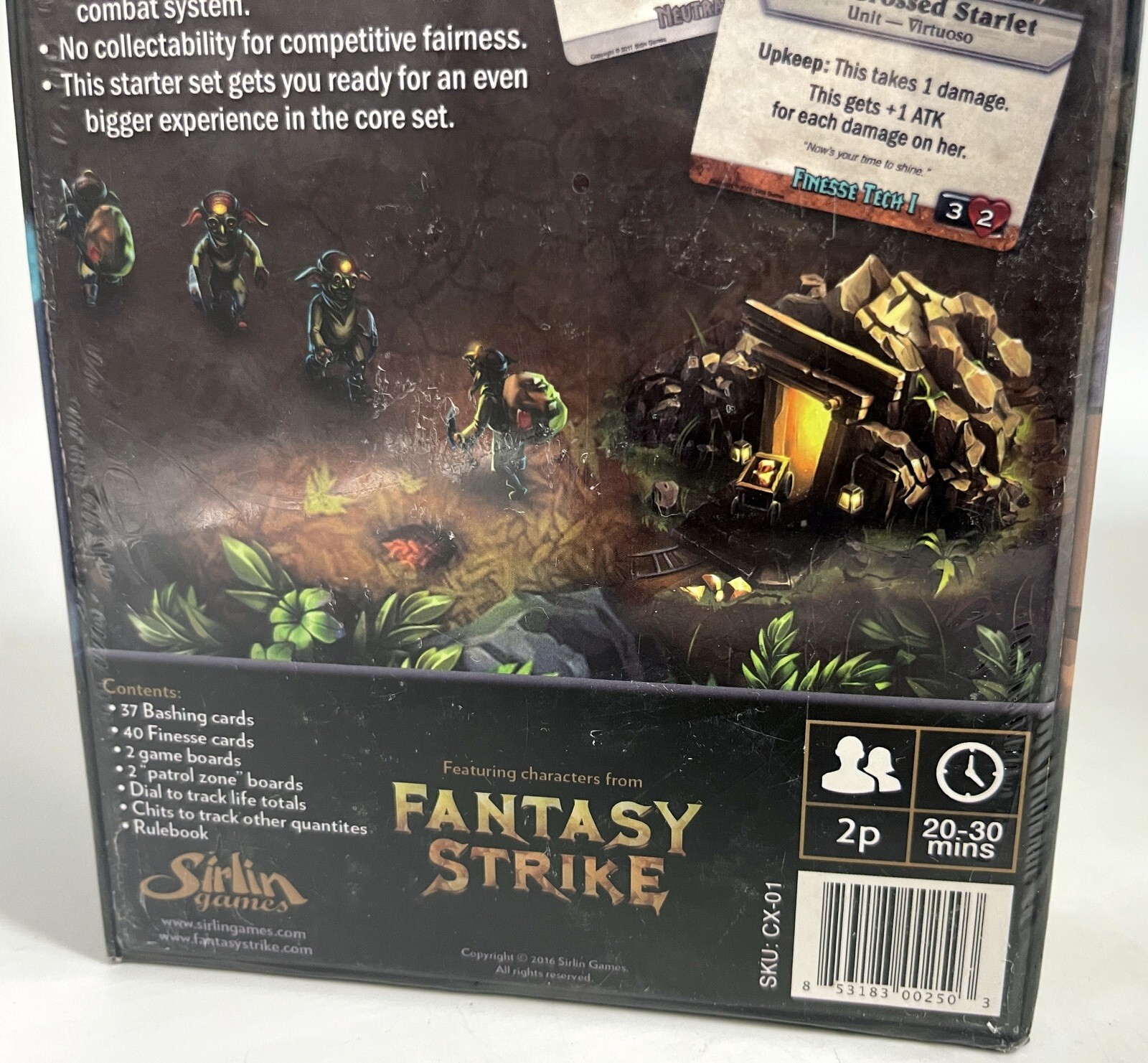 Codex Starter Set Card Time Strategy Bashing v Finesse New Sealed Fantasy Strike