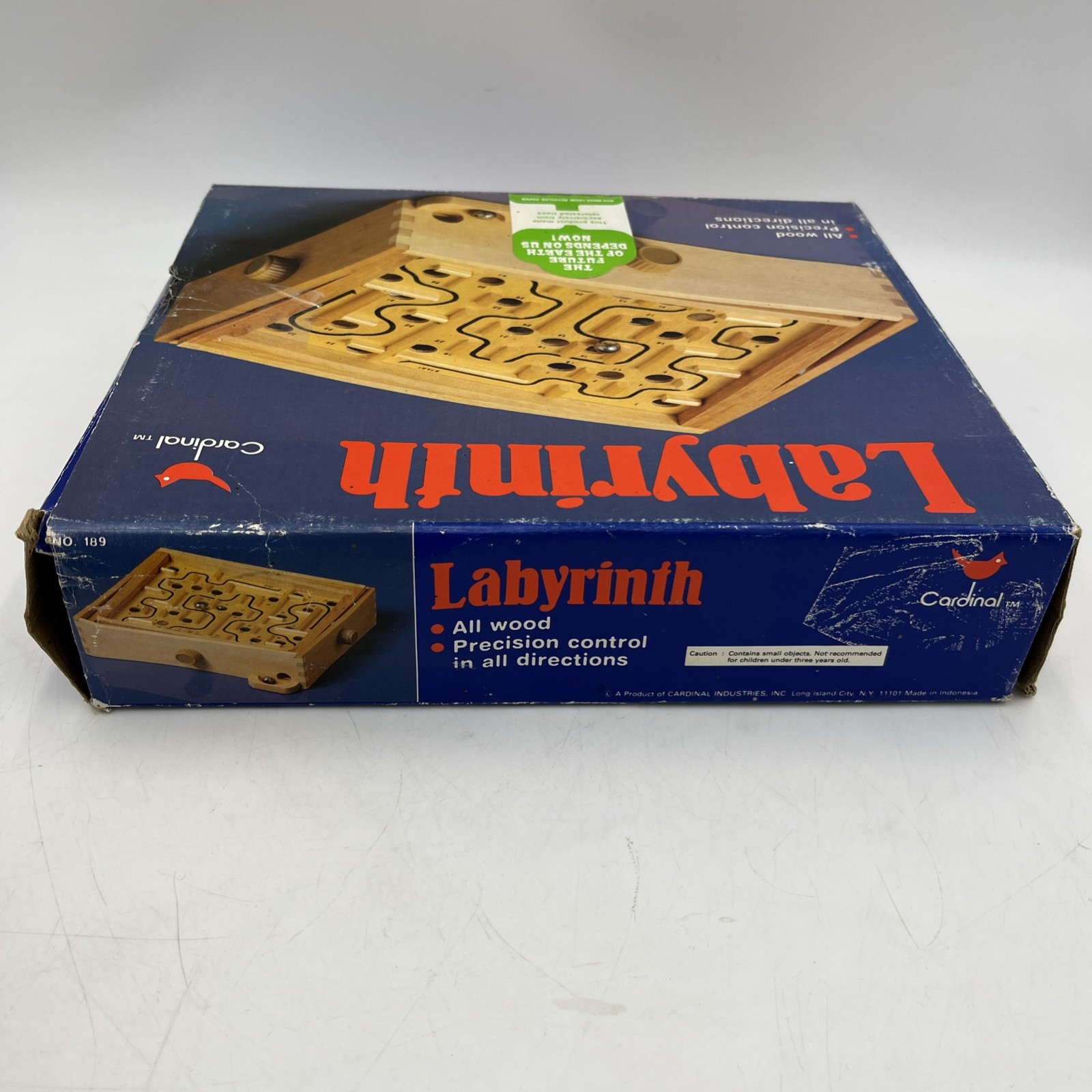 Vintage 1990’s Labyrinth Premiere Edition – Wooden Marble Game by Cardinal