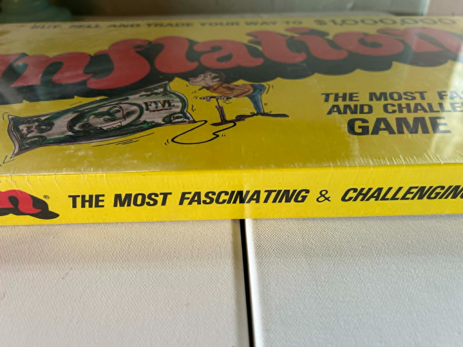 Vintage 1974 NOS Inflation Board Game FACTORY SEALED COMPLETE Charles Carpenter