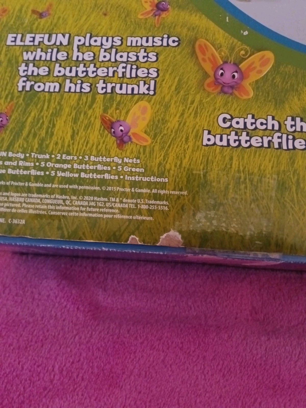 Elefun the Butterfly Catchin’ Game Complete Tested Working Condition