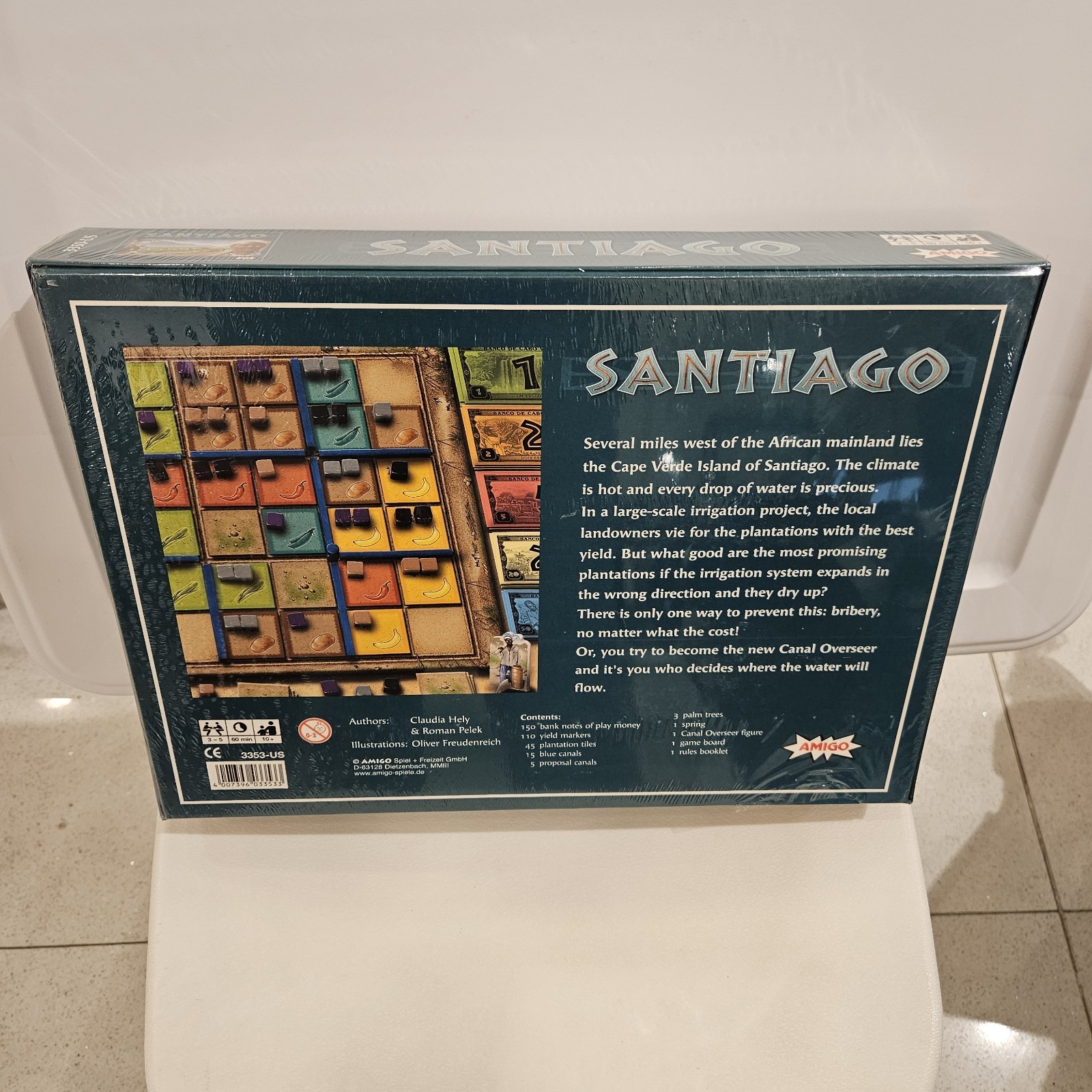 Santiago Board Game Amigo Games English EX Condition NEW & SEALED!