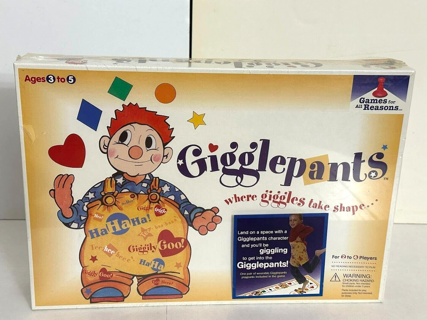 BRAND NEW GIGGLEPANTS CHILDREN’S GAME AGE 3-5 FOR 2-4 PLAYERS