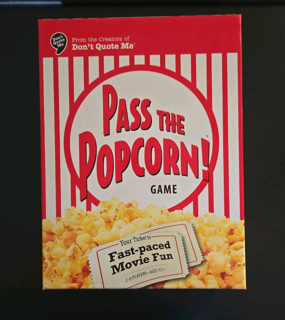 Pass The Popcorn Game Complete Movie Trivia Party Game Wiggles 3D Ages 12+